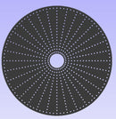 Spinners 20’’ - 47’’ - 47’’ - 576 node / White - Pixel Props