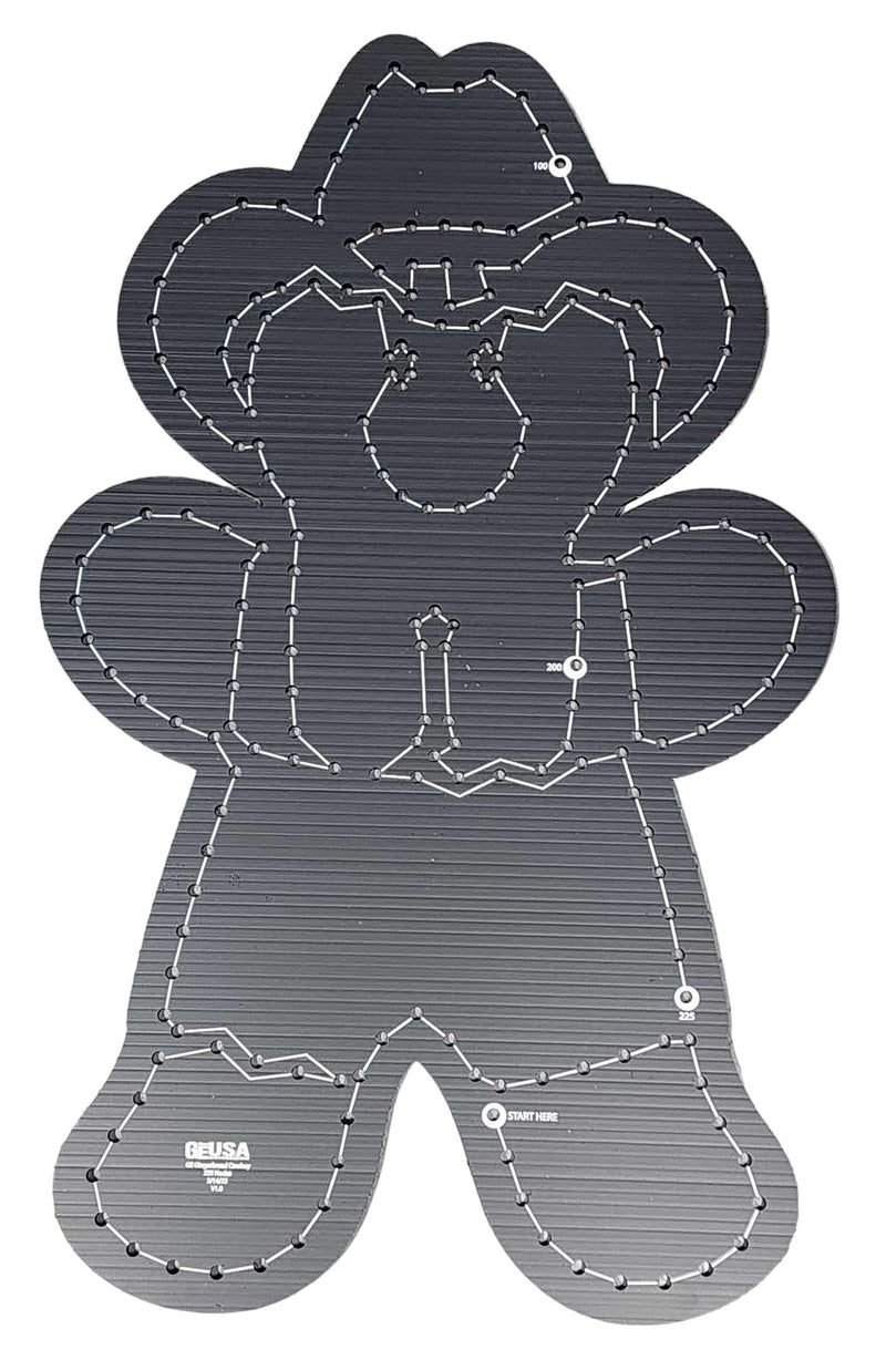 Cowboy Gingerbread Man - Black / Wiring Diagram - Yes