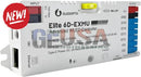 White plastic gledopto elite 6d-exmu wled controller with red blue ports and yellow power button runs wled lighting effects schedule support