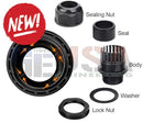 Black plastic sealing nut assembly with threaded body and locking parts from mattos designs enclosure build accessories kit