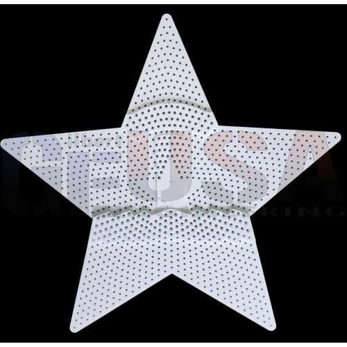 6ft Star - White - Pixel Props