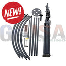 Black metal archway assembly kit for sasquatch legend megatrees crank-up telescoping rgb megatree system ships free