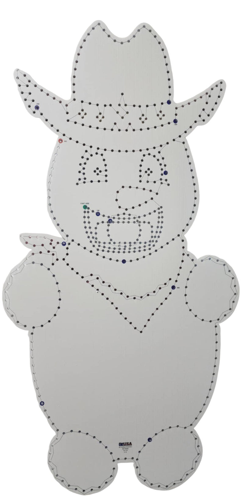 Cowboy Snowman - Singing / White / Wiring Diagram - Yes