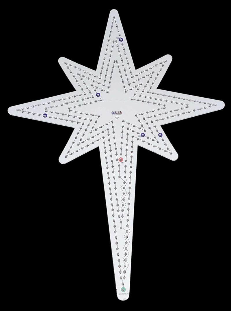 8 Point Starburst - White / Wiring Diagram Yes Pixel Props