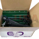 Green metal evo stake set with black plastic parts and red new sticker durable 12v pixel stakes with pre-installed pixels
