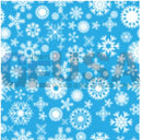 Impression peace features a white snowflake pattern on bright blue background perfect for retro christmas stamps designs