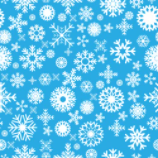 IMPRESSION Space Odyssey - Blue White Snowflakes / No - 