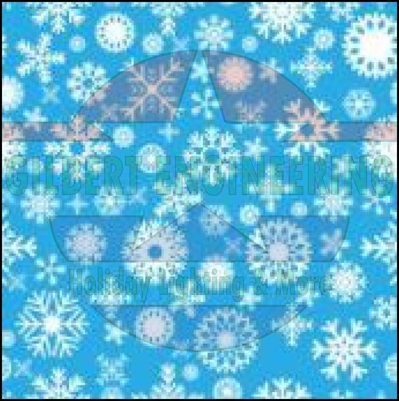 IMPRESSION Rosa Wreath - Blue White Snowflake / 46 Inch / No