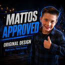 A young boy in a dark blue and black plaid shirt shows thumbs-up next to evo mini pixels high-density 12v waterproof led lights