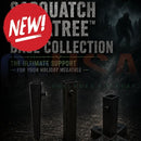 Black metal tree stand supports for the scaquatch tree megatree in the sasquatch megatree base collection