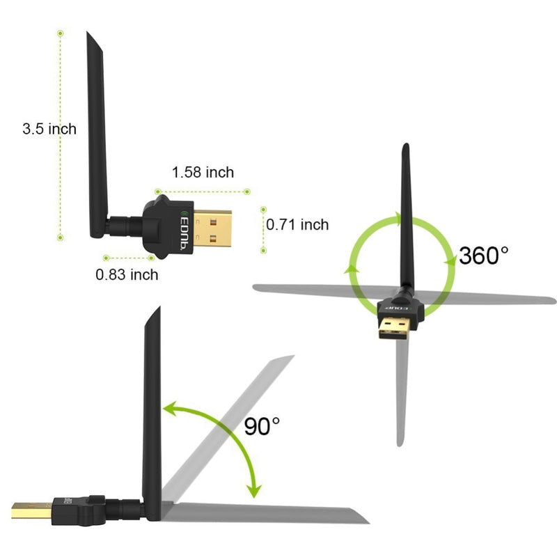 1200MBS WIFI w/ 2dB Antenna