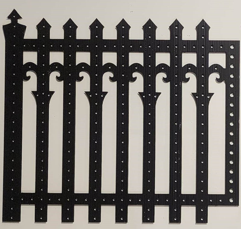 Gothic Fence Extension - Black / Wiring Diagram - No - Pixel