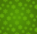 G-SkinZ Square Peg - Green Snowflake - Pixel Props