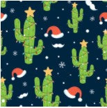 G-SkinZ Rosa Wreath - Cactus - Santa Hat / 46’’ - Pixel