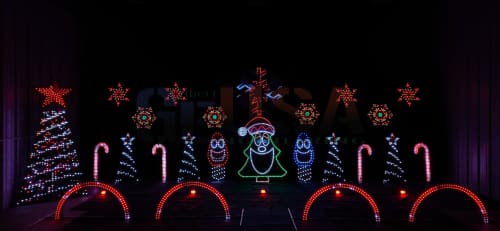 Christmas Light Show Kit for House — Plug & Play Pixel Display Package ...