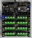 Black kulp k32-max control board with green terminal blocks and blue indicator lights for kulp k32 max-pb2i