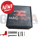 Black magmount box with red new sticker and assorted mounting tools for easy reliable magnetic pixel mounts