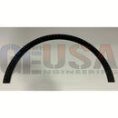 Black arched metal bracket with evenly spaced holes for mounting single mini lights or double mini lights by gilbert engineering usa