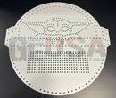 White circular metal pegboard with star wars child design from gilbert engineering usa baby pod matrix products baby pod