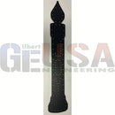 Black candle wall decor with matte finish and silver studs by gilbert engineering usa laser cut design