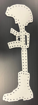 Battle Cross - Pixels / White - Pixel Props