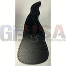 Black metal christmas gnome leatherette patch with silver rivets by gilbert engineering usa for xlights model download