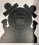 Coast Guard Sign - Black / Wiring diagram -Yes - Pixel Props