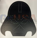 Black darth vader helmet-shaped pegboard with textured surface and white dots from gilbert engineering usa dark helmet