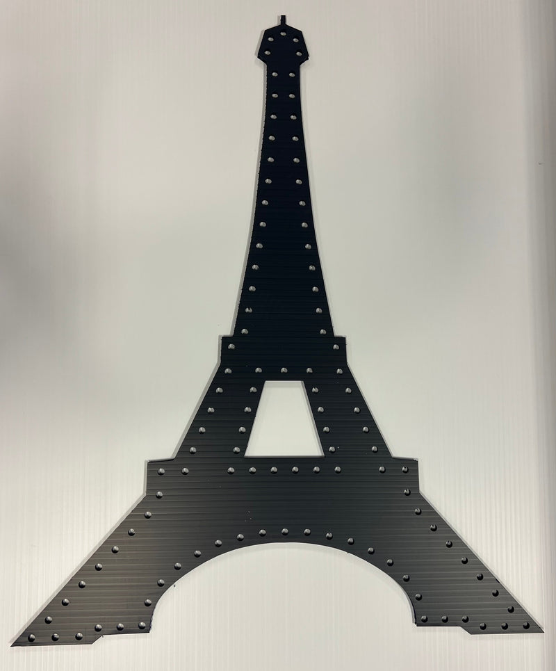 Eiffel Tower - Black / Pixels - Pixel Props