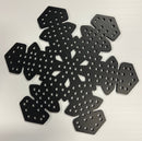 Flake D - 24 - Black / Pixels / Wiring Diagram -No - Pixel