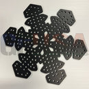 Flake d black metal snowflake decorative piece with perforated design and brushed finish by gilbert engineering usa wiring diagram included
