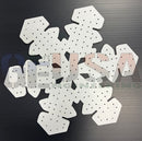 Flake d white snowflake-shaped pegboard with evenly spaced holes for mini lights wiring diagram by gilbert engineering usa