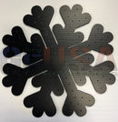 Flake k black snowflake pegboard with matte finish and holes for wiring diagram and mini lights from gilbert engineering usa
