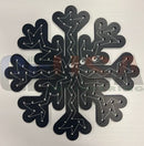 Flake k black snowflake puzzle board with silver metallic dots and white lines wiring diagram for gilbert engineering usa mini lights