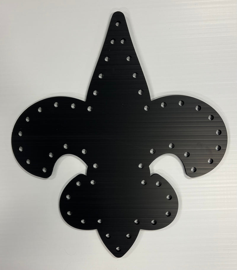 Fleur de Lis - Black 46 / Outline / Pixels