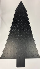 Flat Tree - 6.5 ft 300 node / Black / Pixels - Pixel Props