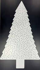 Flat Tree - 6.5 ft 300 node / White / Pixels - Pixel Props