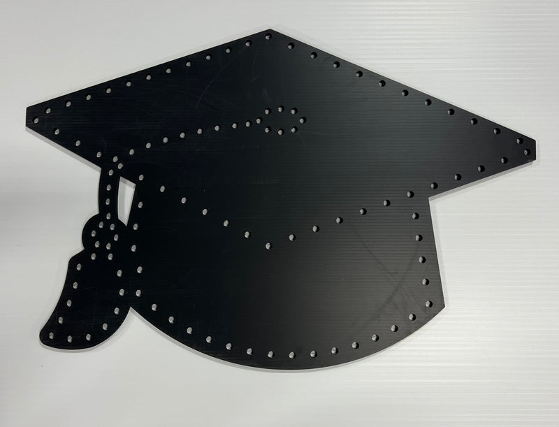 Graduation Cap - Black / Pixels / Without Matrix - Pixel