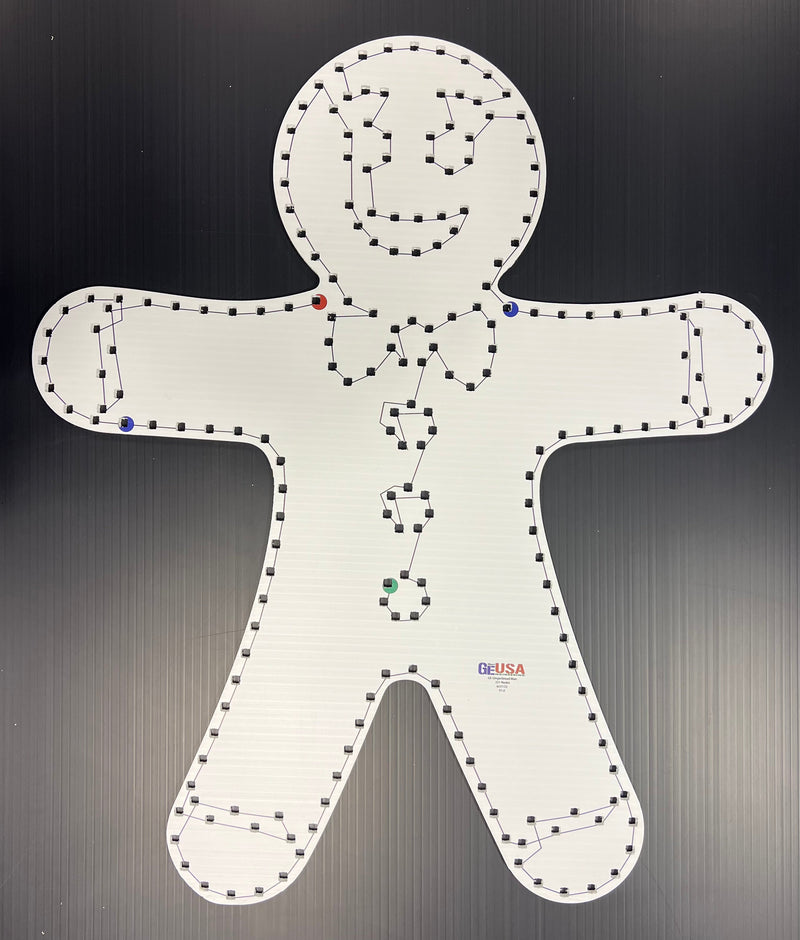 Gingerbread Boy - White / Wiring Diagram -Yes - Pixel Props