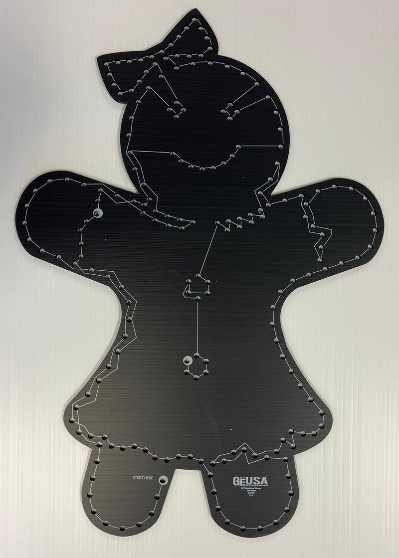 Gingerbread Girl - Black / Wiring Diagram -Yes - Pixel Props