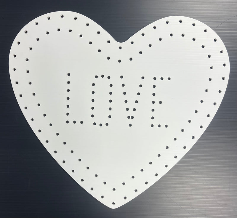 Hearts - White / Pixels / Medium - LOVE - Pixel Props