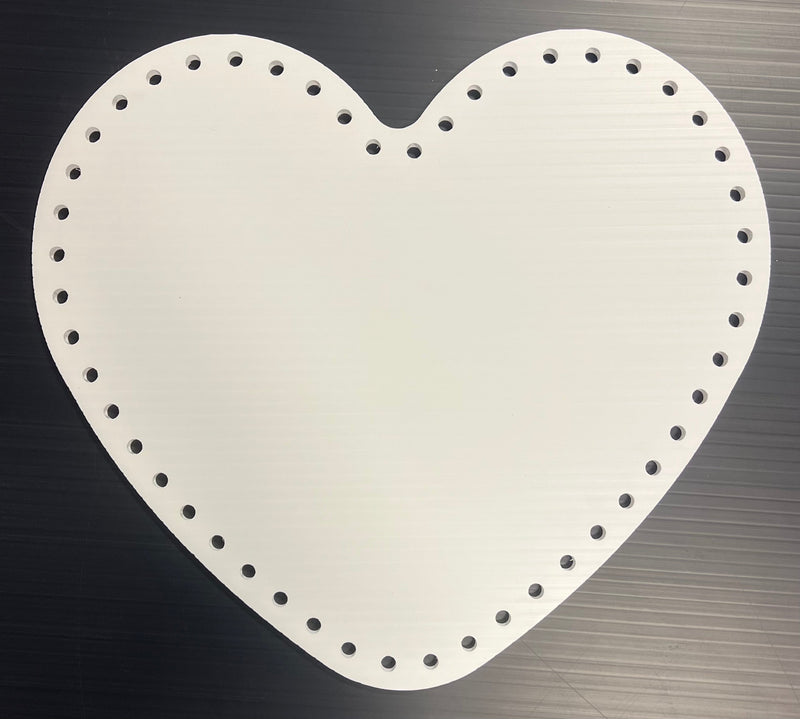 Hearts - White / Pixels / Small - Outline Only - Pixel Props