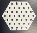 Hexagon Panel - White / 6mm / Small - Pixel Props