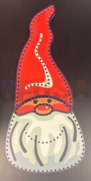 Impression christmas gnome red and white stitched wall decoration by gilbert engineering usa perfect for holiday decor
