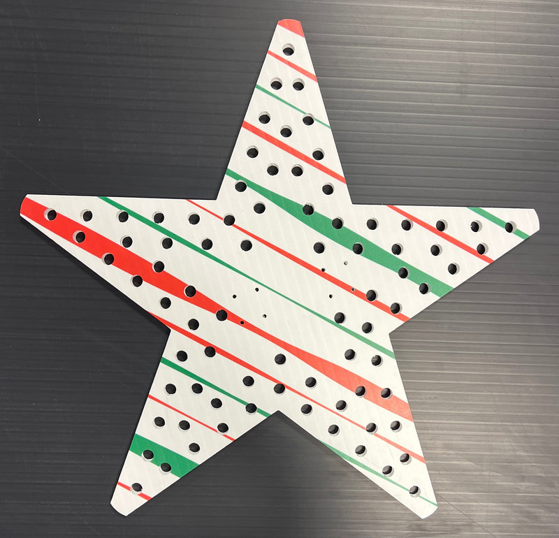 IMPRESSION Star 21 - Double / Red / Green Abstract - Pixel