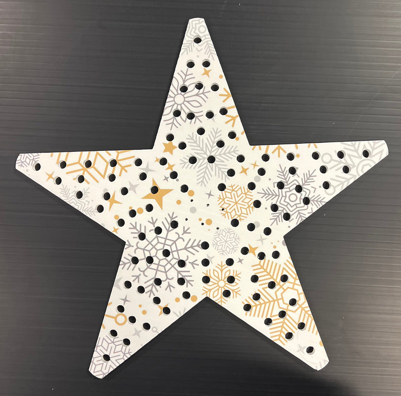 IMPRESSION Star 21 - Triple / Gold Silver Snowflake - Pixel