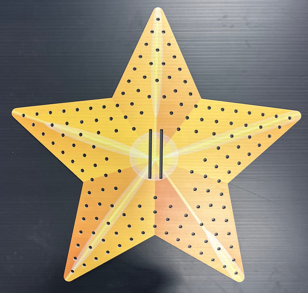 IMPRESSION Star 36-150 Tree Topper - Gold - Pixel Props