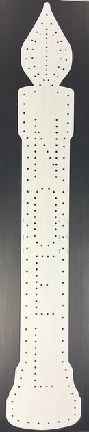 8’ Candles - White / NOEL - Pixel Props