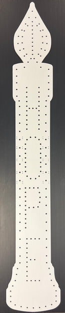 8’ Candles - White / HOPE - Pixel Props