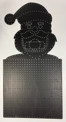 Chimney with Optional Toppers - Black / Santa Topper - Pixel